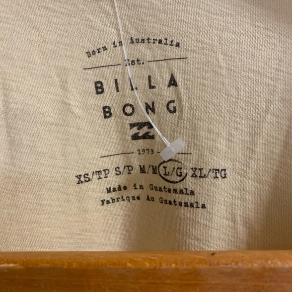 BILLABONG || Light Yellow Cropped Graphic T - Picture 5 of 5
